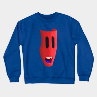 Red mask Crewneck Sweatshirt